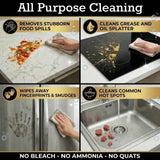 Thirteen Chefs Multi-Surface Cleaner for Granite and Quartz Countertop, Stainless Steel Appliances, Wood Furniture and Tables - 32oz Spray Bottle