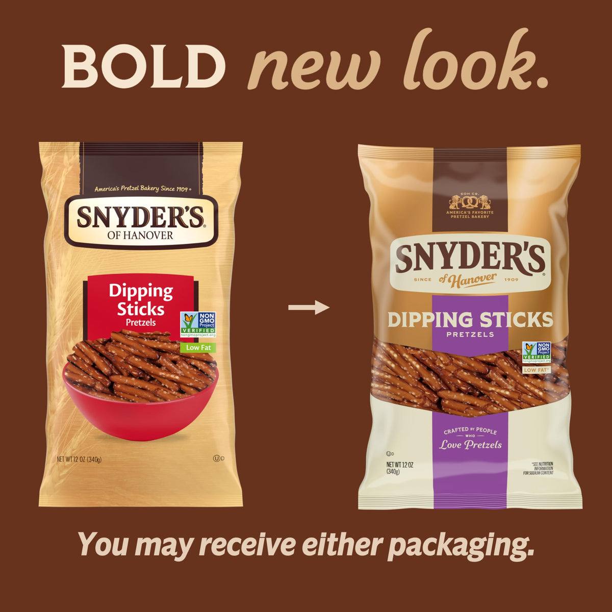 Snyder's of Hanover, Pretzel Dipping Sticks, 12 Oz Bag