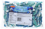 Sour Sharks - Gummies - Bulk Candy, 1 Kilogram