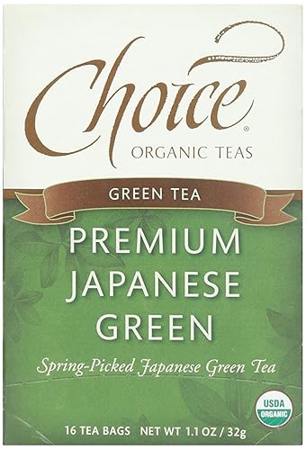 Choice Organic, Premium Japanese Green Tea, 16 ct