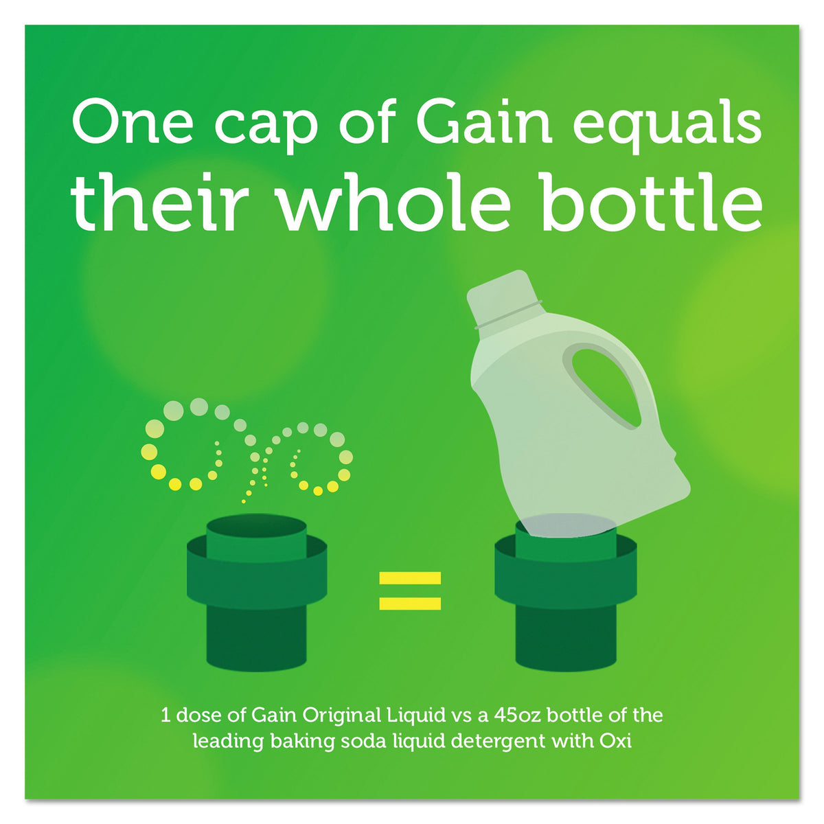 Gain 12783CT Liquid Laundry Detergent, Original Fresh, 25 Oz Bottle (Case of 6)