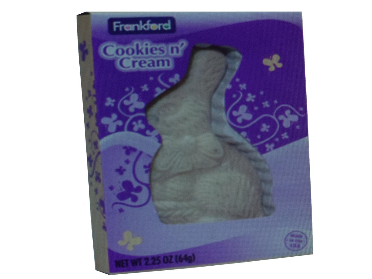 Chocolate Bunny Cookies N Cream, 2.25 oz, (Pack of 2)