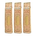 Rustichella d'Abruzzo Linguine (Pack of 3), 500g Each - Classic Italian Long Pasta - Tongue-Shaped Bavette for Fish and Shellfish Sauces