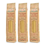 Rustichella d'Abruzzo Linguine (Pack of 3), 500g Each - Classic Italian Long Pasta - Tongue-Shaped Bavette for Fish and Shellfish Sauces