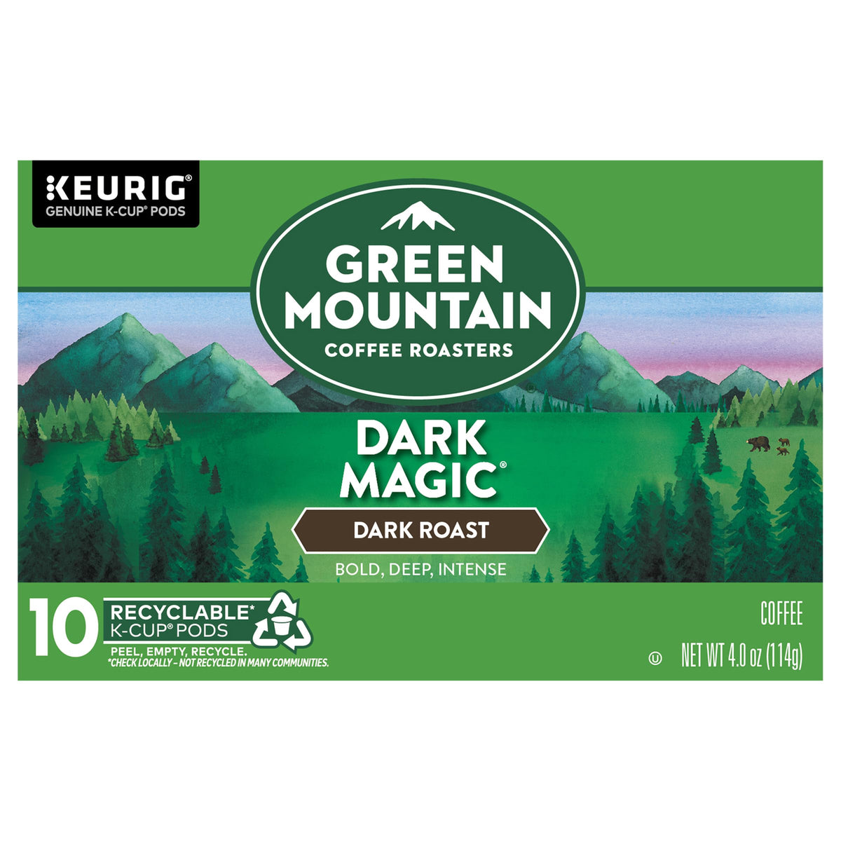 Green Mountain K-Cup pods Dark Magic, 10 count