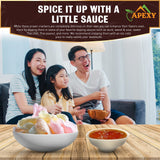 APEXY Authentic Prawn Crackers Uncooked, Crispy and Delicious Shrimp Chips for Party Appetizers and Snacks, Cook and Serve, 8 oz (227g), Pack of 2