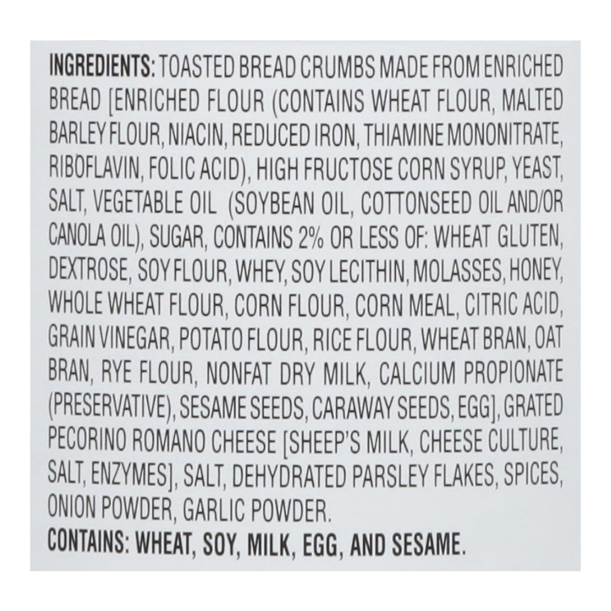 4C Premium Bread Crumbs, Seasoned with Pecorino Romano Cheese, 24 Ounce (Pack of 1)
