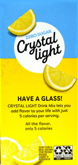 Crystal Light Lemonade Drink Mix, 12-Quart Canister (Pack of 5)