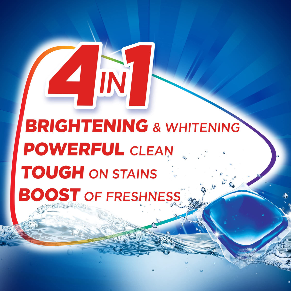 Purex 4-in-1 laundry detergent pacs, mountain breeze, 58 Count