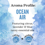 Aura Cacia Ocean Air Toilet Spray 2 Fl. oz. - Light Aroma, No Synthetic Fragrances
