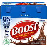 Boost Plus Complete Nutritional Drink Chocolate, 8 Fl Oz (Pack of 1)