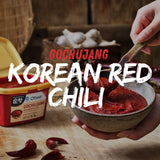 O’Food Gochujang - Korean Red Chili Paste [Medium | 2.2 lb (1kg) ] Spicy & Sweet Savory Fermented Sauce | Gluten-Free | No Corn Syrup | Great