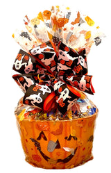 Premium Pumpkin Pumpkin Gift Basket filled with chocolate, candy, and snacks. Customizable for all kids, adults, business gifts, Halloween parties