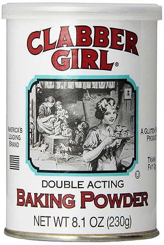 Clabber Girl Double Acting Baking Powder, 8.1 Ounce