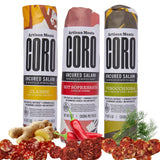 Coro Uncured Classic, Finocchiona & Hot Sopressata Salami Sticks (3 Pack)