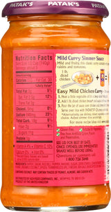 Pataks Sauce Curry Mild