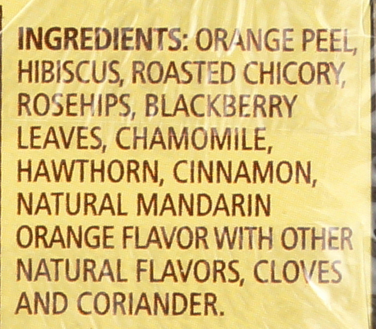 Celestial Seasonings Mandarin Orange Spice Herbal Tea, 20 Count