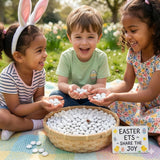 Easter-ets Candy Coated White Chocolate Eggs - 2lb Bulk Bag - Pastel Hard Shell Spring Treats for Easter Baskets, Egg Hunts, and Party Favors - Kosher