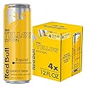 Red Bull Yellow Edition Tropical Energy Drink. 12 Fl Oz, 4 Cans