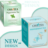 Cha4TEA 36-Count Peppermint Herbal Tea Pods Compatible with Keurig Brewers