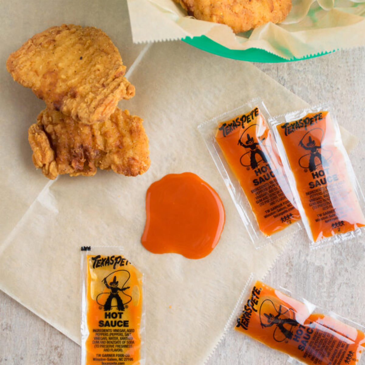 Texas Pete Hot Sauce Packet - 7g - 50 Pack