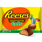 REESE'S Milk Chocolate Peanut Butter Creme Eggs, Easter Candy Bag, 9.1 oz