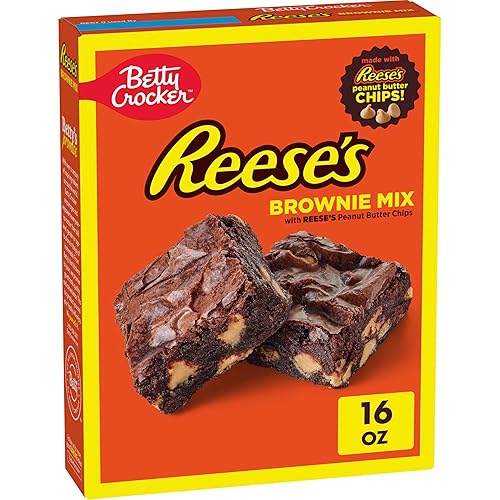 Betty Crocker REESE'S Brownie Mix With REESE’S Peanut Butter Chips, 16 oz