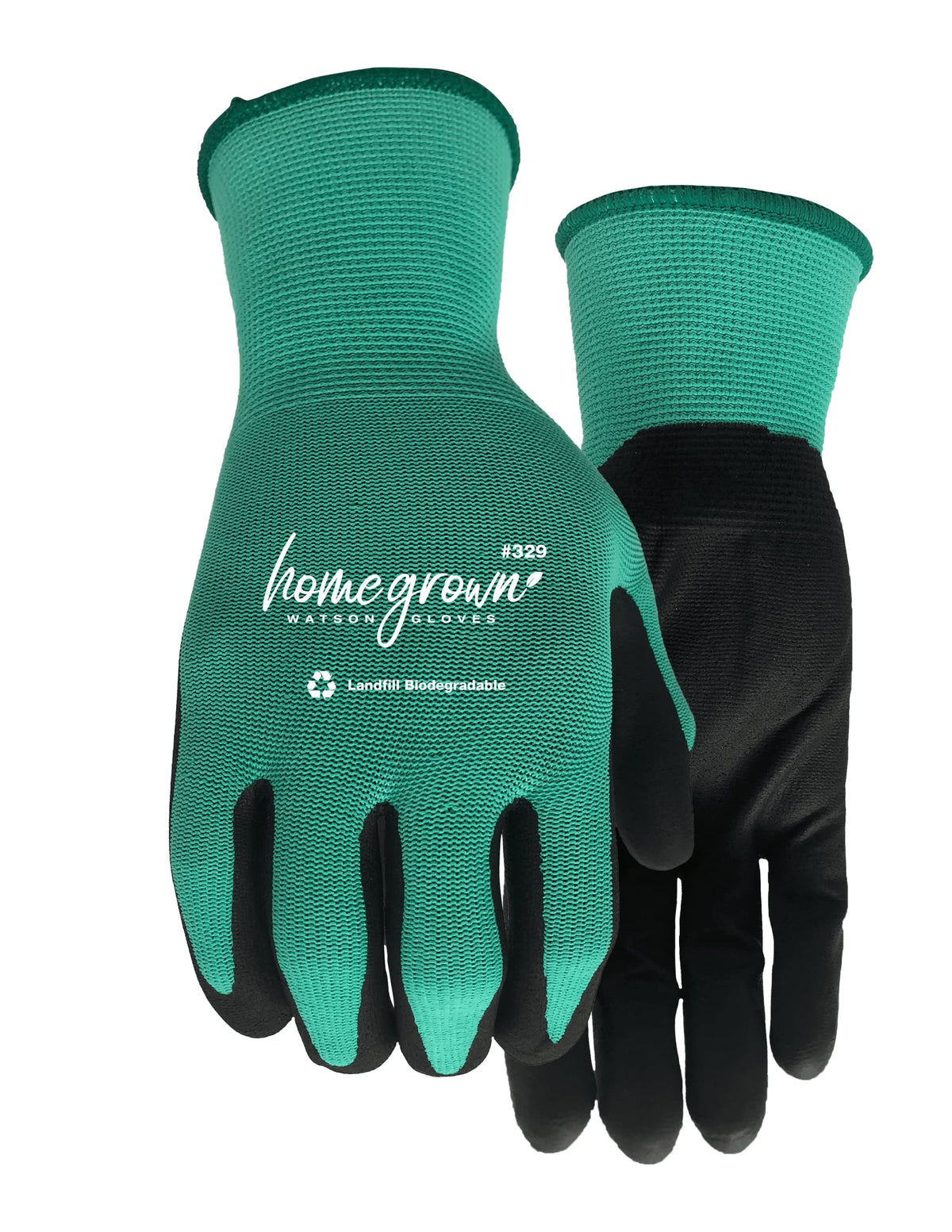 Watson Gloves Jade Biodegradable Nitrile Coated Glove - Eco-Friendly, Touchscreen Compatible, Ergonomically Formed, Snug-Fitting (Small)