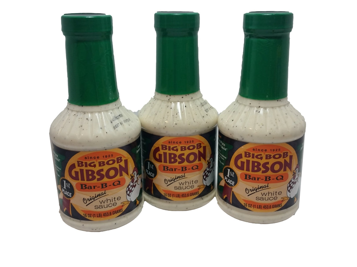 Big Bob Gibsons Original White Sauce - 3 pack