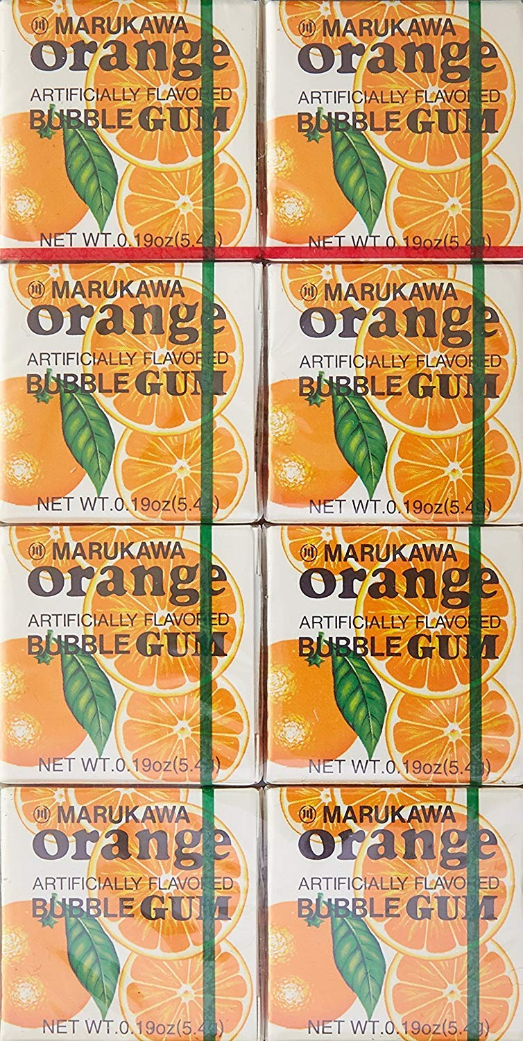 Marukawa Bubble Gum Orange 1.52oz (9 Pack)