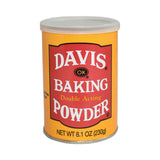 Davis Double Acting Baking Powder, 8.1 Ounce