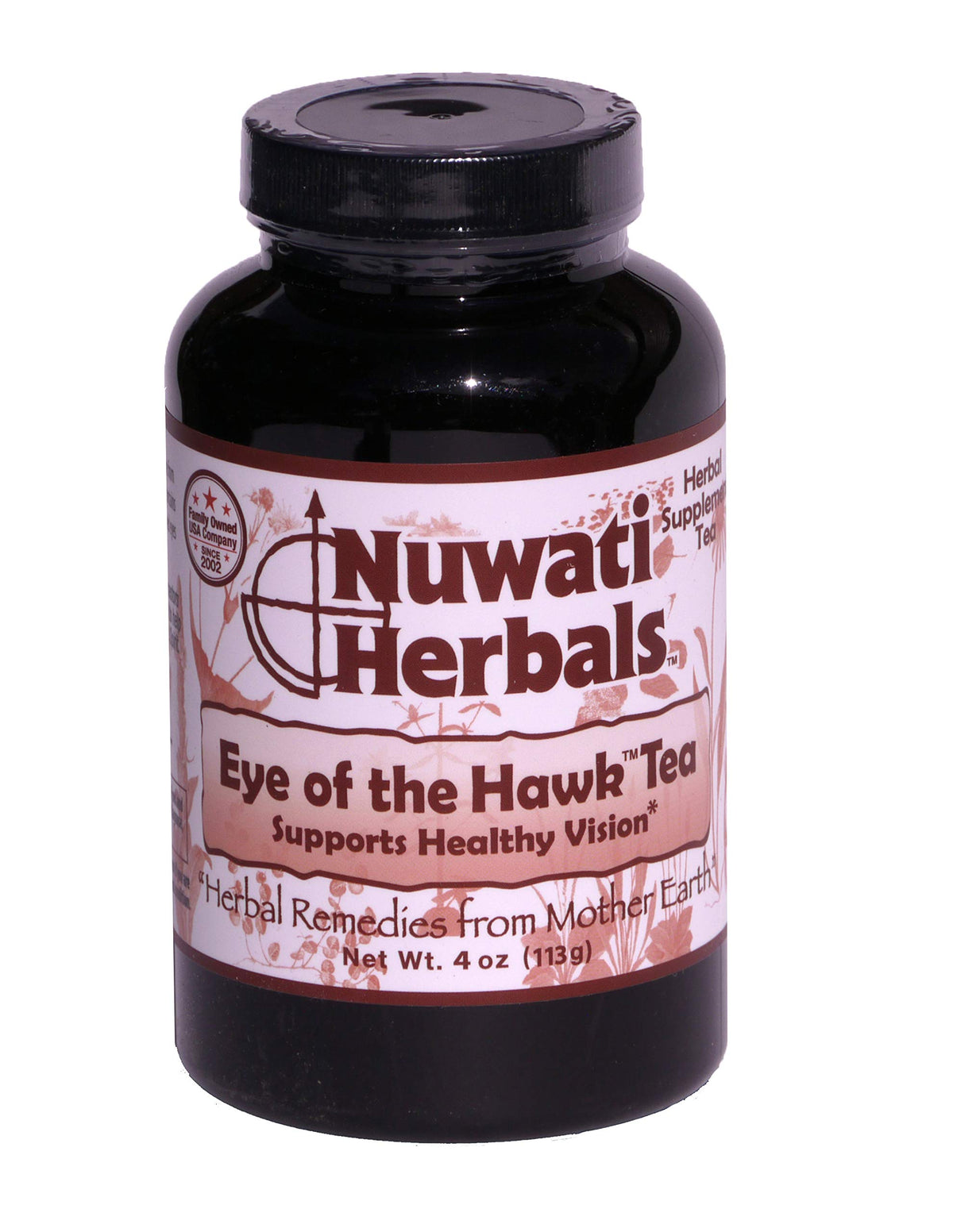 Nuwati Herbals Eye of the Hawk Tea, Supports Healthy Vision, Herbal Loose Tea, 4 Ounces