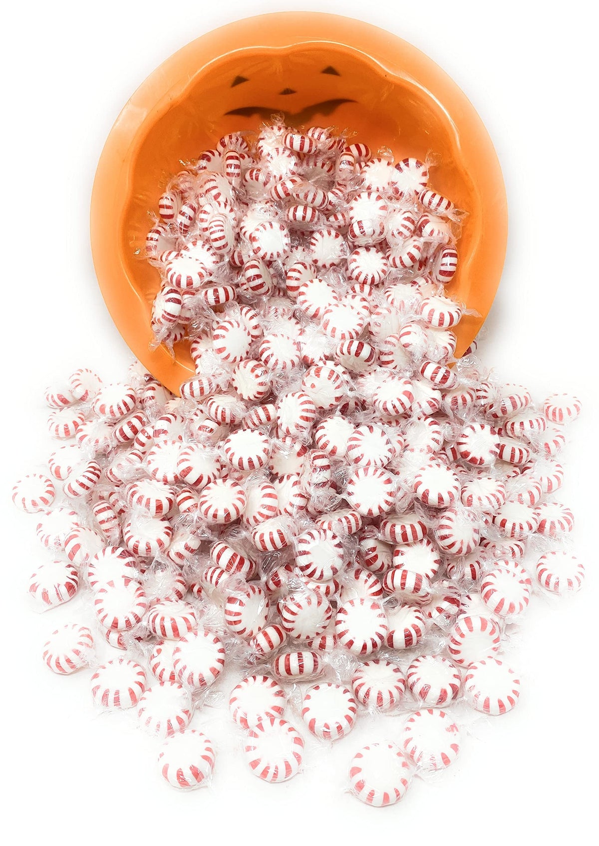 American Old Fashioned Peppermint Starlights Mints Hard Candy Discs Individually Wrapped Bulk 6 Lb's 450+ pcs (96-Oz)