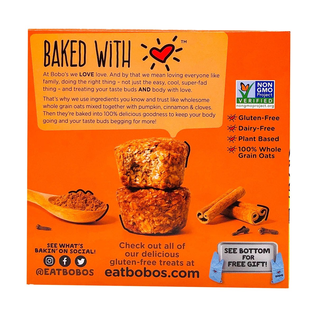 Bobo'S Oat Bars Pumpkin Spice Oat Bites, 13 Oz