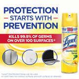 LYSOL Disinfectant Spray, Lemon Breeze 19 oz (Pack of 4)
