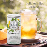 The Republic of Tea - Organic Dandelion SuperHerb Tea Refill Bag, 250 Herbal Tea Bags, Naturally Caffeine-Free