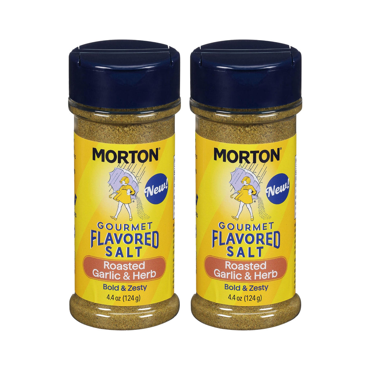 Morton Gourmet Flavored Salt Roasted Garlic & Herb (2 Pack)