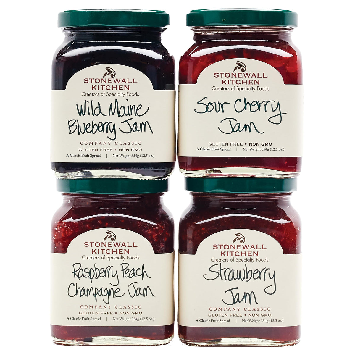 Stonewall Kitchen, Jam Collection, 4-Piece Gift Set