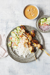 Spice Tailor 3 Simple Steps Restaurant Quality Meals in Minutes Kits Ready in 10 Minutes (6 Pack, Thai Peanut Satay)