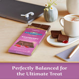 GHIRARDELLI Raspberry Dark Chocolate Squares Bar, 4.8 Oz Bar (10 Pack)
