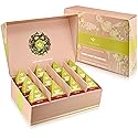 Teabloom Lemon Mint Chamomile Pyramid Tea Presentation Box, 12 Herbal Tea Blends, Whole-Leaf Pyramid Tea Sachets