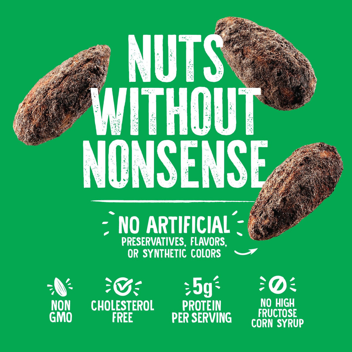 Emerald Nuts, Cocoa Roast Almonds Variation (5 Ounce (Pack of 4))