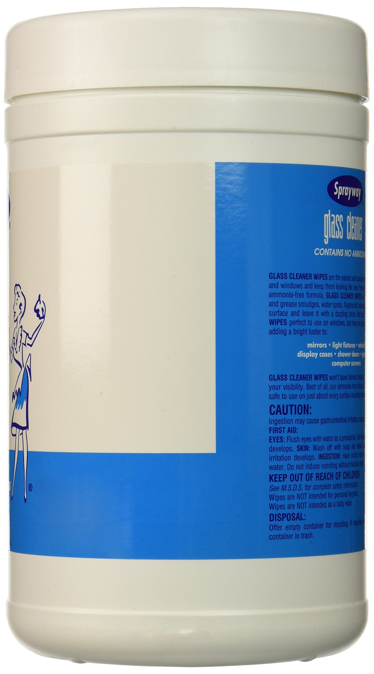 Sprayway Glass Cleaner Wipes - Case:6