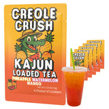 Kajun Loaded Tea Packets - Creole Crush | Pineapple + Watermelon + Mango Flavor | Sugar Free Energy Tea Powder | 250mg Green Tea Caffeine | Zero