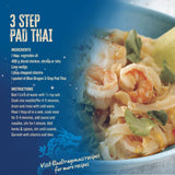 Blue Dragon Pad Thai 3 Step Cooking Sauce & Rice Noodle Kit - 7.7oz (Pack of 1) - Pre-Portioned Sachets of Dried Rice Noodles, Pad Thai Sauce