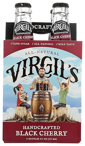 Virgil's Cream Soda, Black Cherry, 12 Ounce