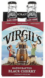 Virgil's Cream Soda, Black Cherry 12 oz. 4-Count (Pack of 6)