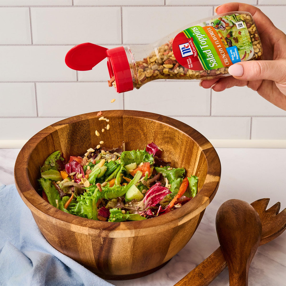 McCormick Salad Toppins Crunchy & Flavorful, 3.75 oz