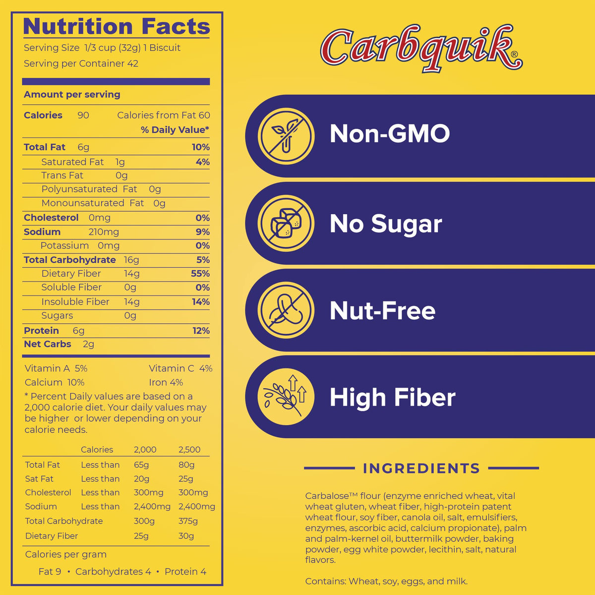 Carbquik Baking Biscuit Mix (48oz)