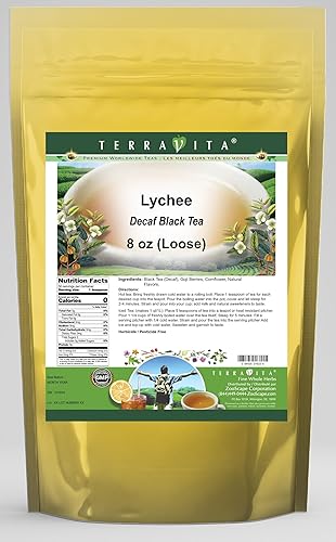 Lychee Decaf Black Tea (Loose) (8 oz, ZIN: 531633)